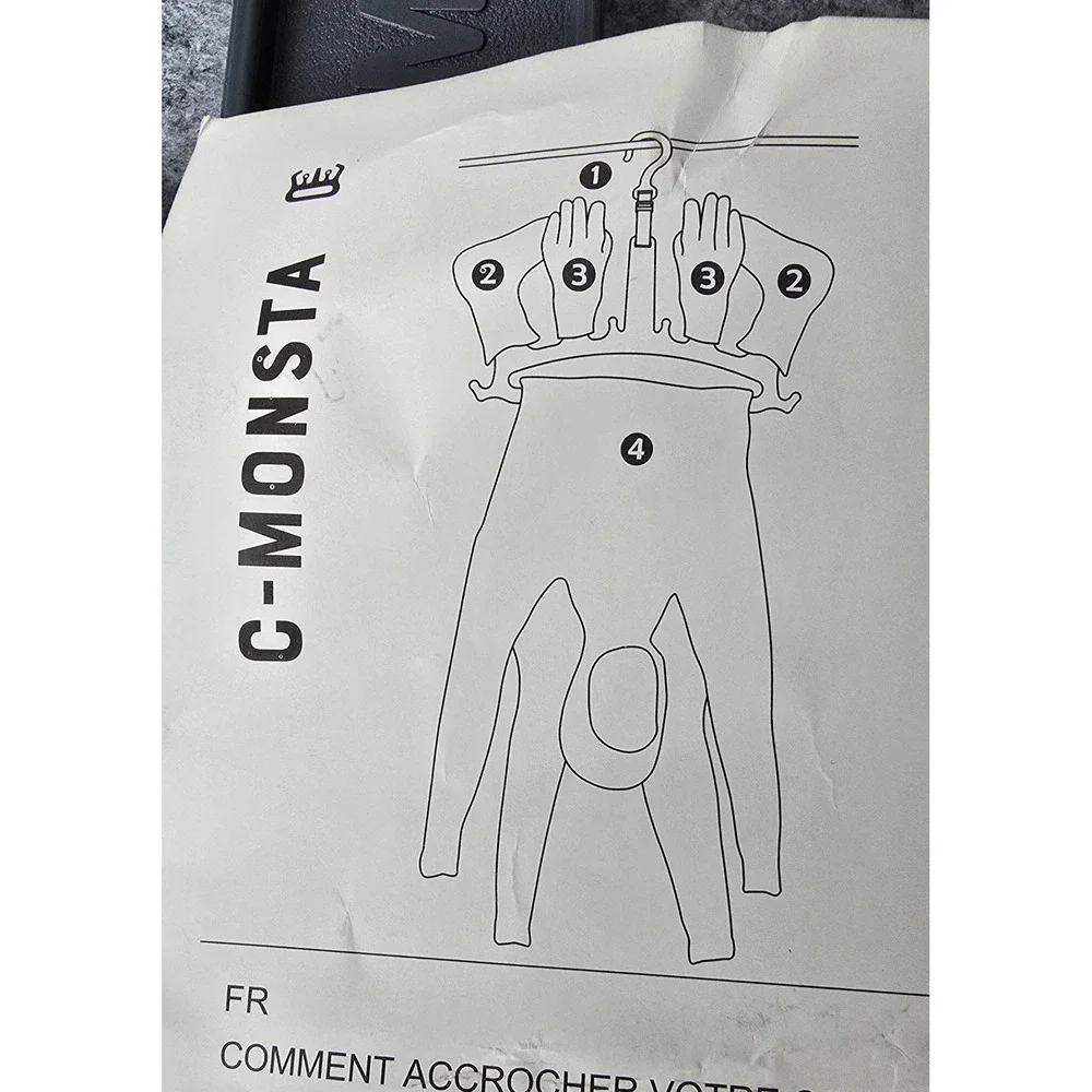 C-Monsta Wetsuit Hanger for Wetsuit, Gloves & Boots Heavy Duty gray orange EUC
